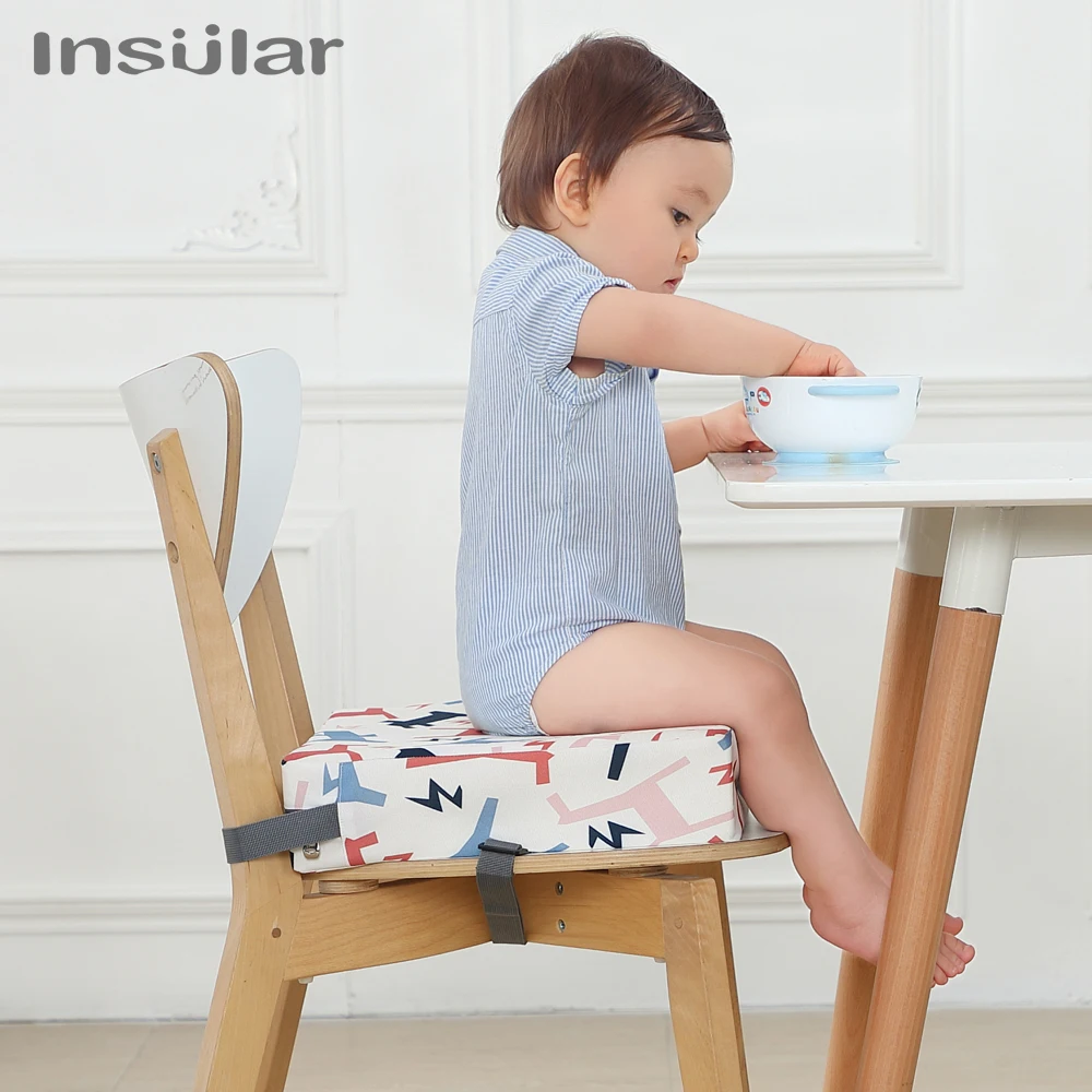 Baby High Chair Booster - Insular Kinderzitkussen voor kinderen, verhoogd zitkussen,