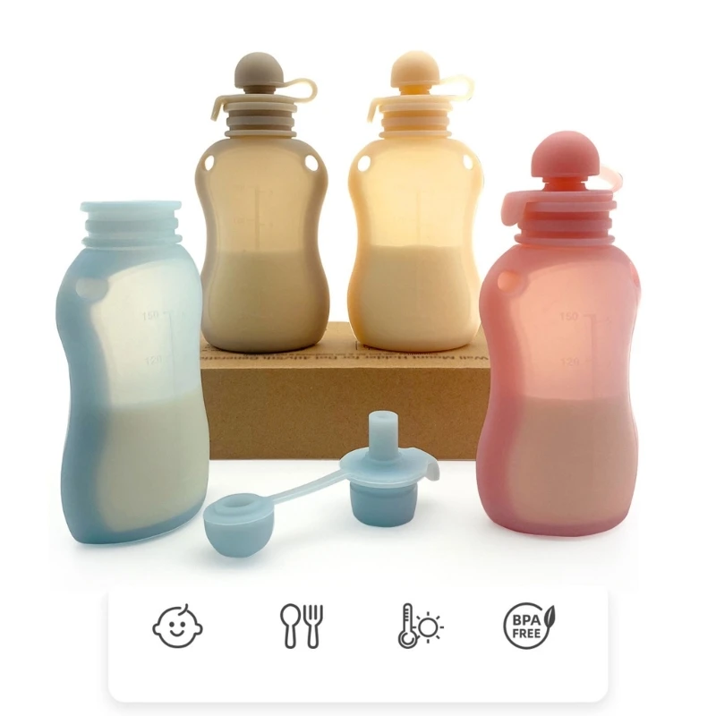 Baby Products Organiser - 150 ml hervulbare babyopbergtas siliconen melkcongee