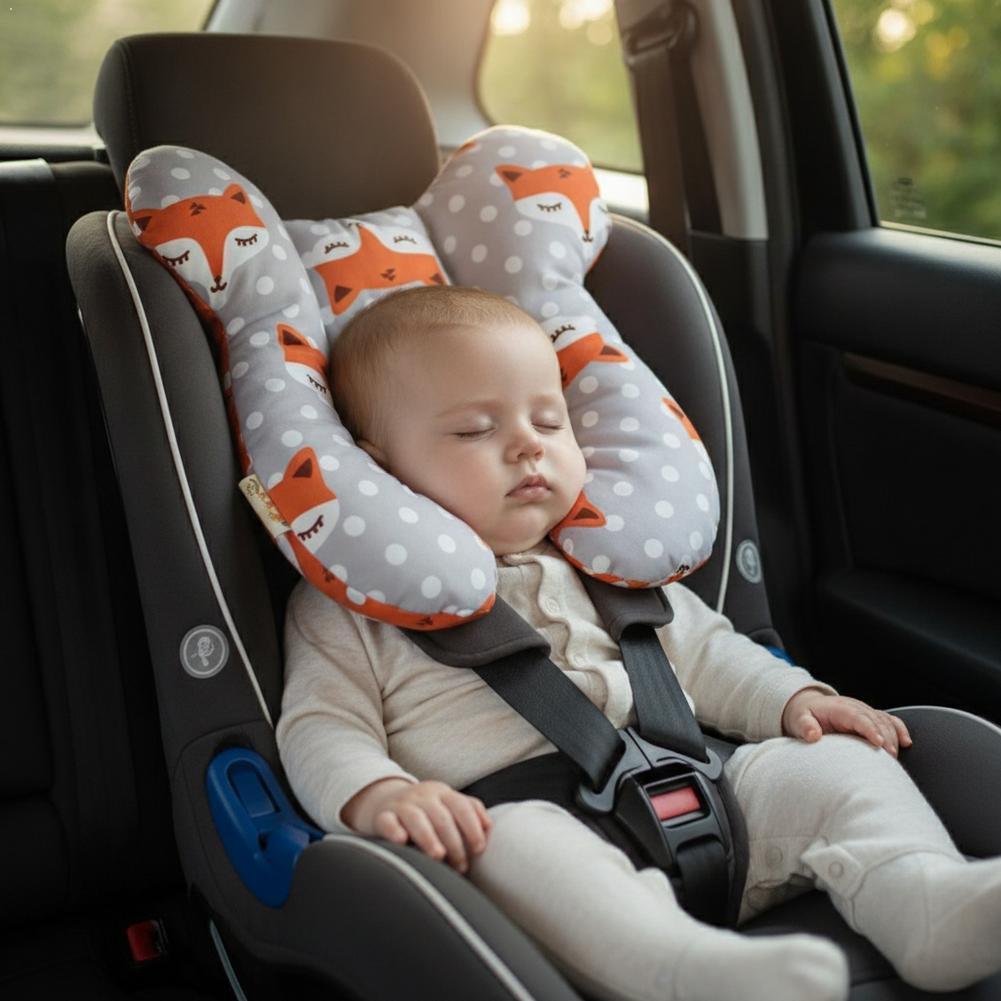 Anti-Roll Baby Pillow - Accessoires voor kinderwagens U-vormig kussen Autostoel