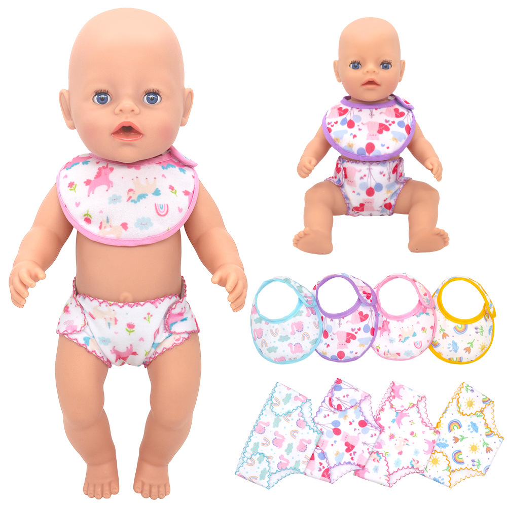 Baby Products For Newborn - 14-18 inch pasgeboren babypop ondergoed set