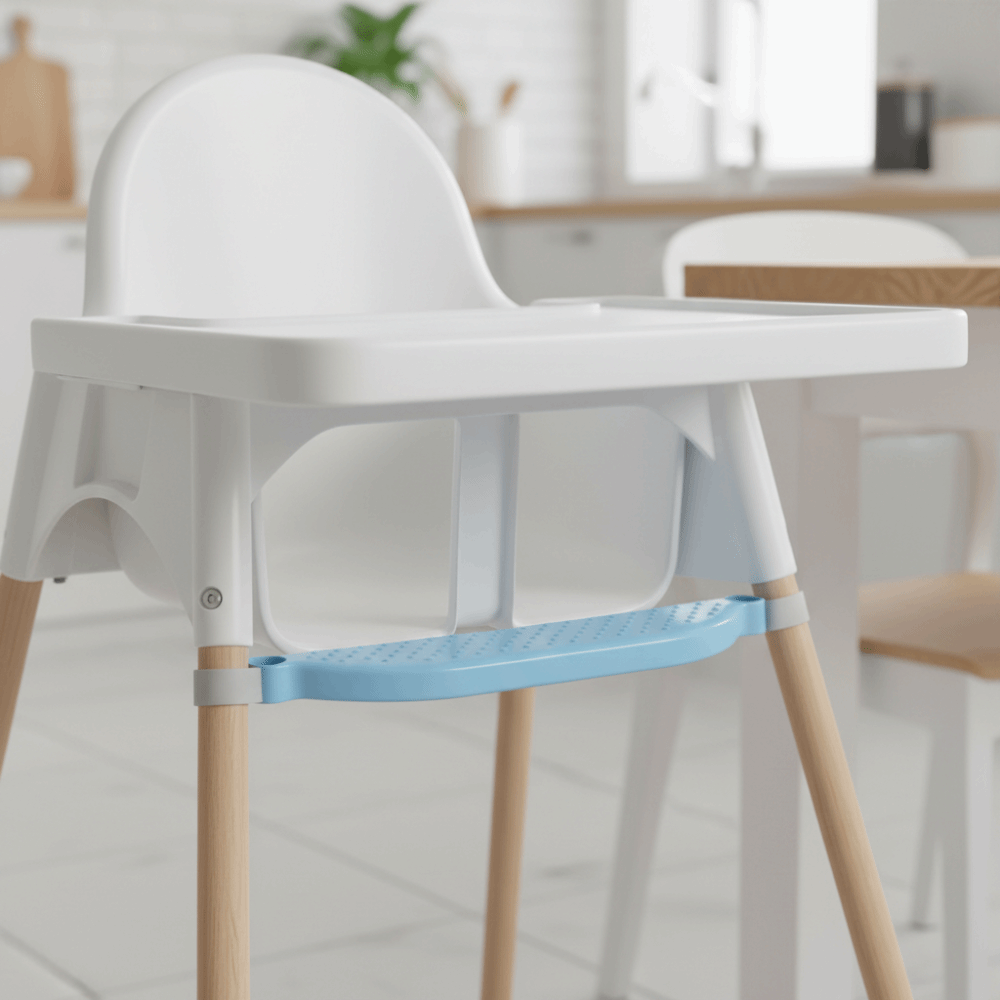 Baby High Chair Booster - Comfortabele kinderstoelvoetsteun Verstelbare universele pedaalvoetsteun Ergonomisch