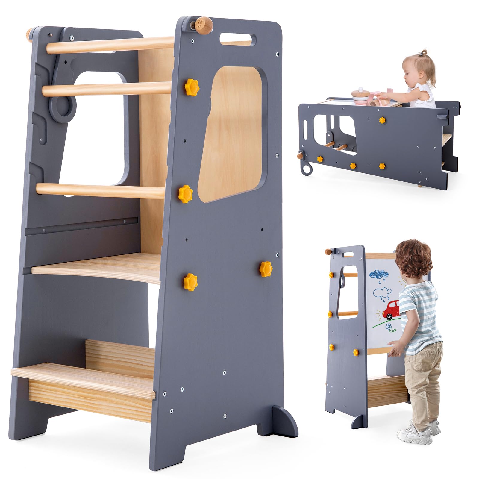 4-in-1 keukentoren voor peuter - Toddler Learning Tower recensie en prijs