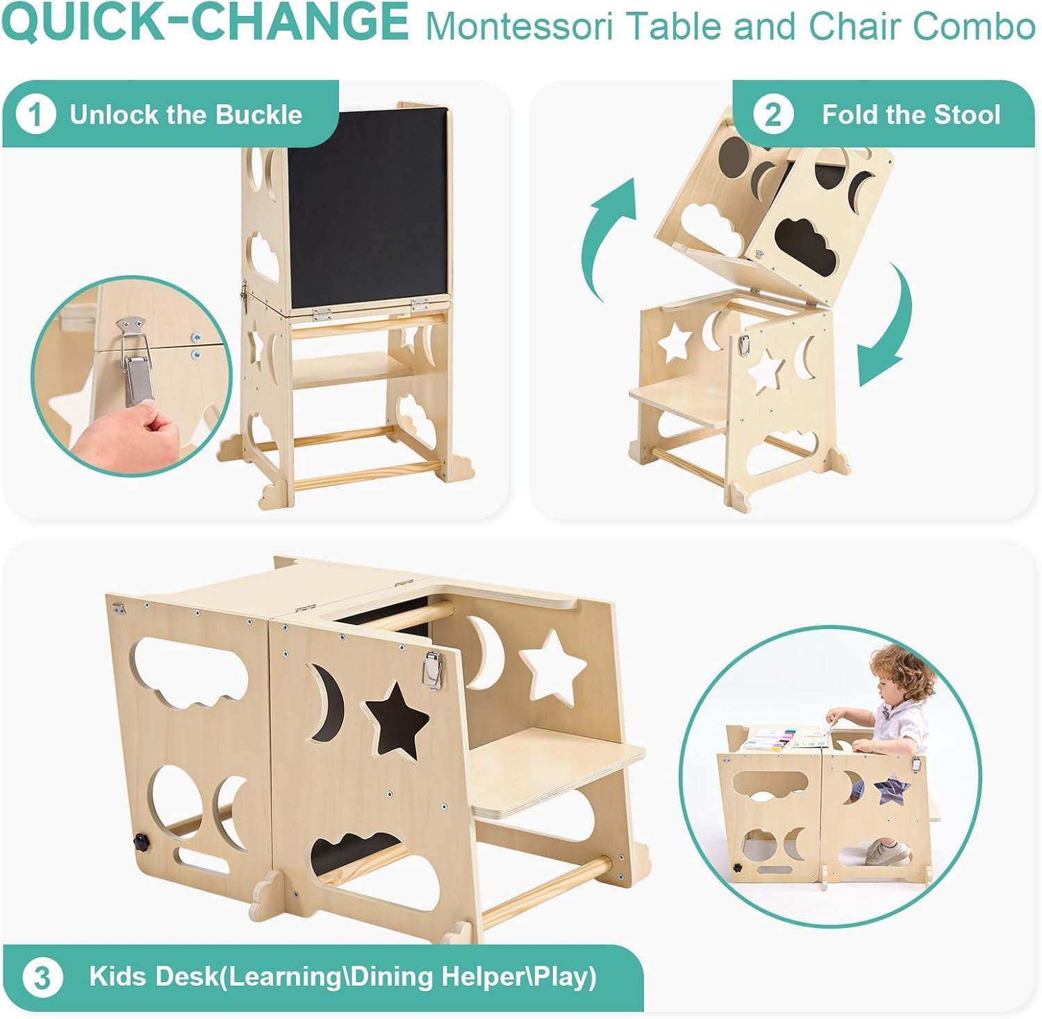 Opvouwbare keukentoren voor pe - Toddler Learning Tower recensie en prijs