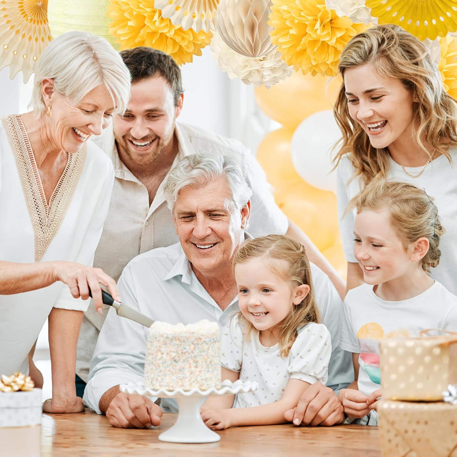 Gele feestdecoraties Geel en c - Baby Products Moisturizer recensie en prijs