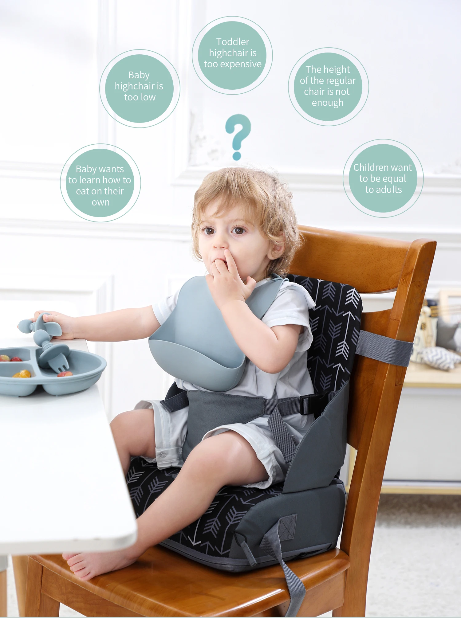 INSULAR Draagbare opvouwbare a - Baby High Chair Booster recensie en prijs