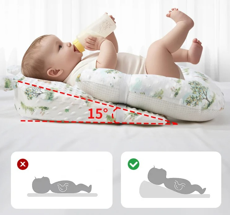 Babykussen Hoofdbeschermer voo - Anti-Roll Baby Pillow recensie en prijs