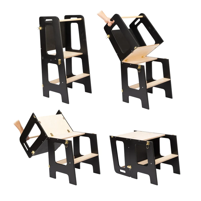 Opvouwbare opstapje voor peute - Toddler Learning Tower recensie en prijs