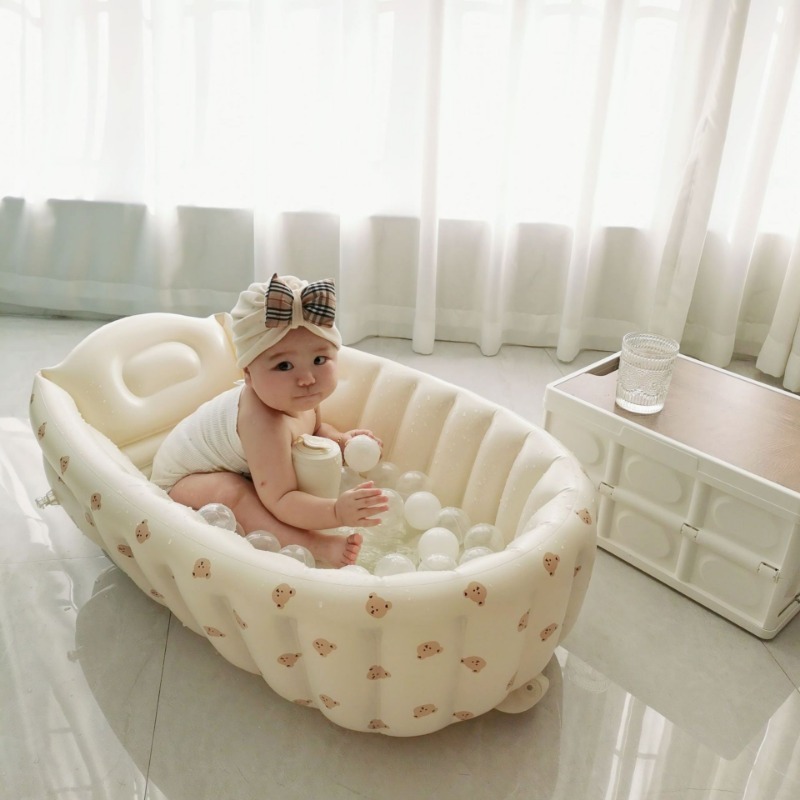 1PC Cartoon Opblaasbaar Bad vo - Baby Products For Newborn recensie en prijs