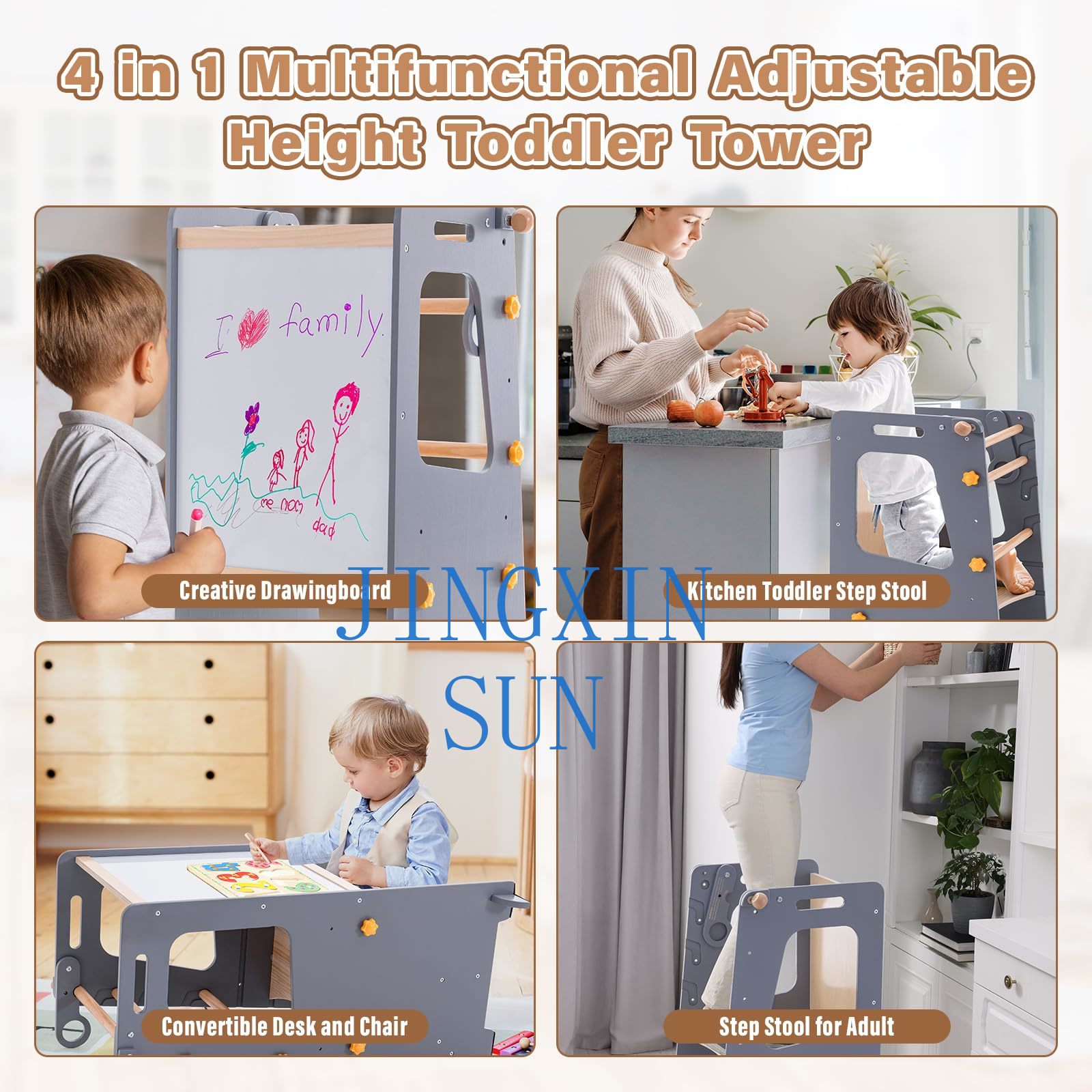 4-in-1 keukentoren voor peuter - Toddler Learning Tower recensie en prijs