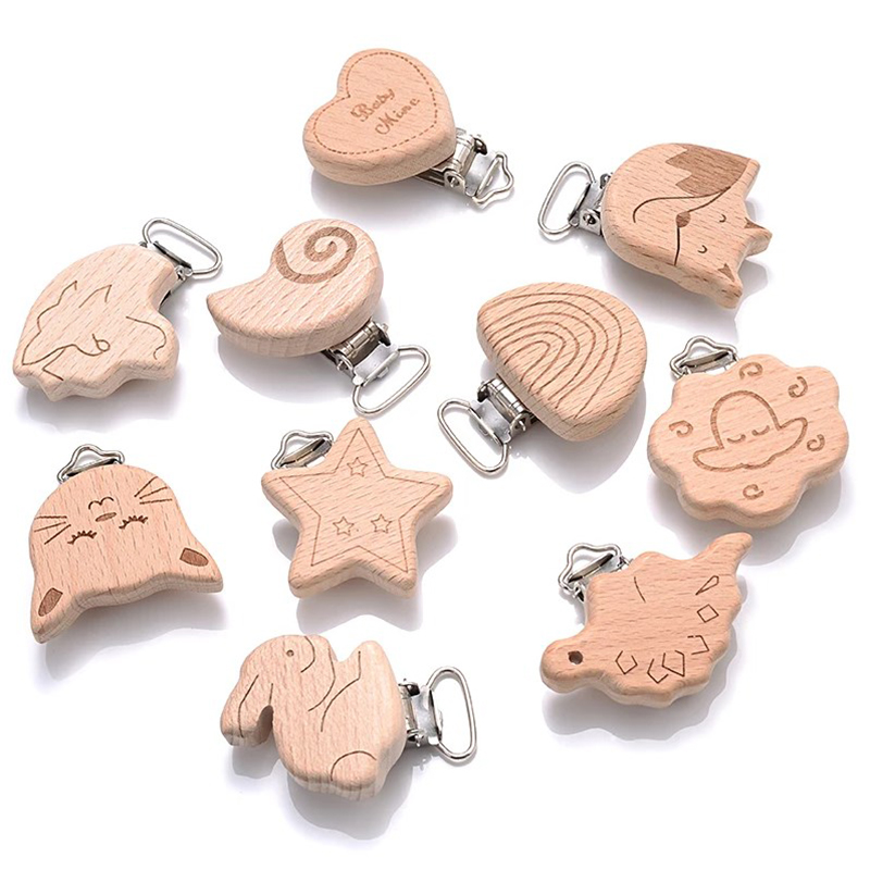 5 Stuks Houten Fopspeen Clip F - Baby Products Moisturizer recensie en prijs