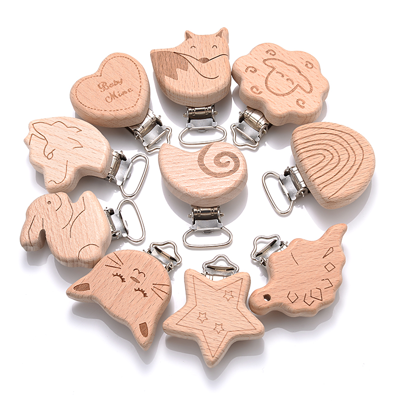 5 Stuks Houten Fopspeen Clip F - Baby Products Moisturizer recensie en prijs